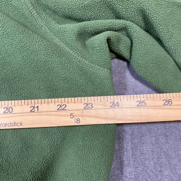L.L. Bean Polartec Full-Zip Green Fleece Jacket With Mesh Lining Mens size LG - Picture 11 of 16